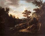 A Landscape with Peasants and a Dog